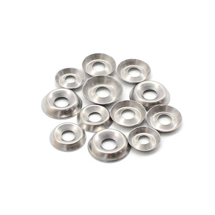 304 stainless steel 6#8#10#12# concave and convex gasket bowl gasket fish eye gasket stainless steel gasket
