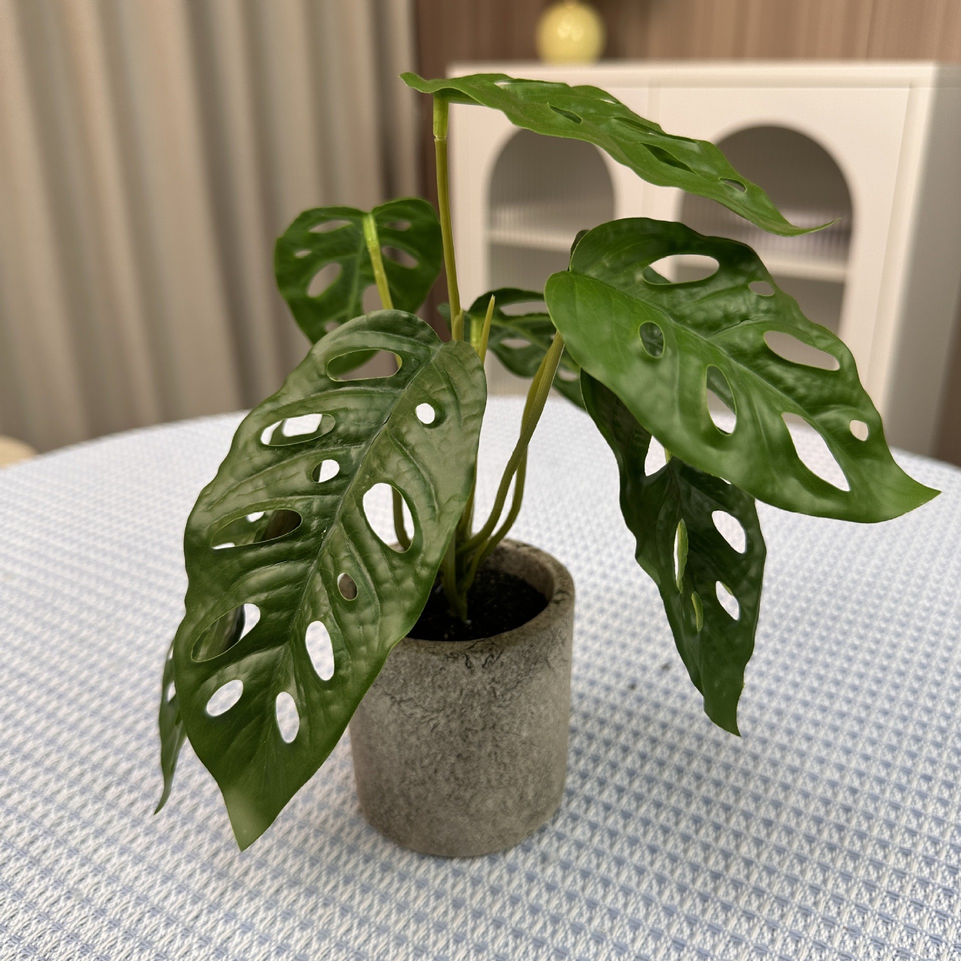 Gran planta de simulación nórdica, sala de estar de plátano para viajeros, plantas verdes falsas, plantas en macetas, ventanas para el hogar, decoración de paisajes, plantas verdes de simulación