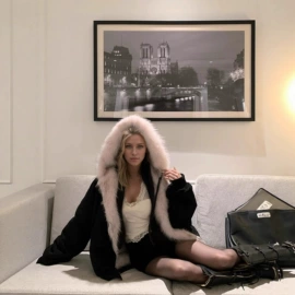 皮草;其他短外套;女式皮衣