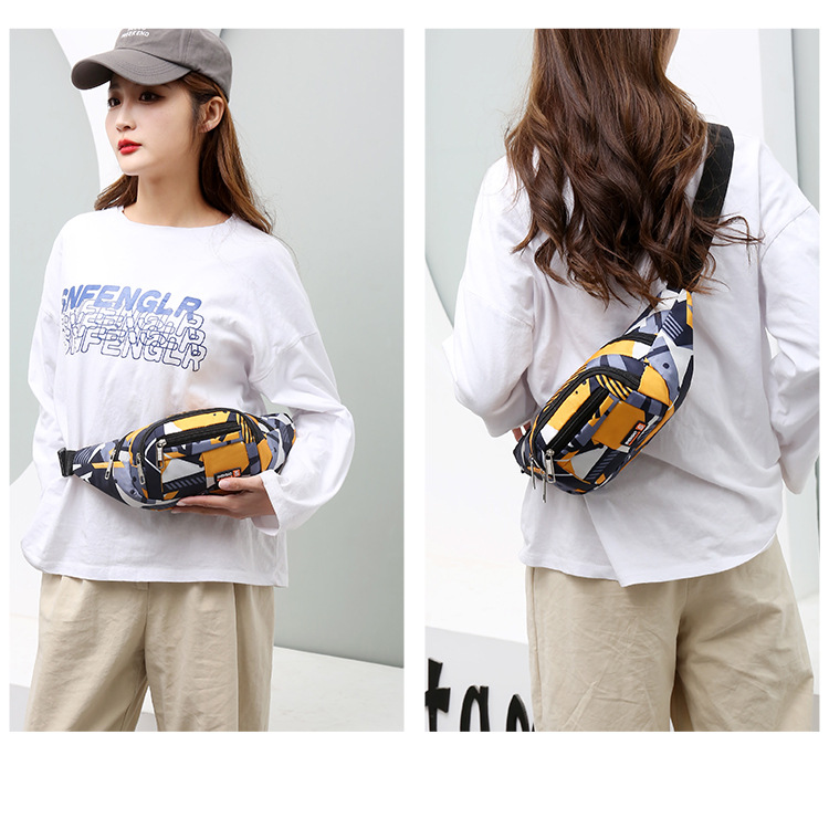 New men's and women's sports running crossbody waist bags, couple chest bags, men's cash register large-capacity mobile phone coin purses wholesale undefined