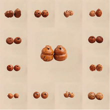 清桃居桃核 龙纹桃核 diy桃篮子 花边桃蓝摇篮桃篮儿童手链