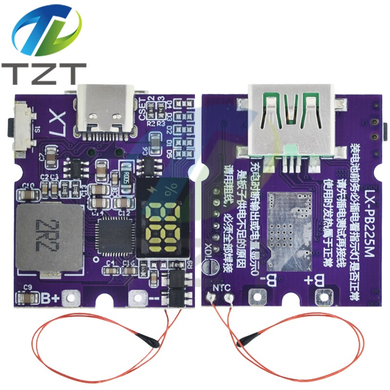 22.5W Power Bank Two-Way Fast Charging Mobile Power Module Circuit Board DIY Motherboard Nesting Material Qc 4+Pd3.0
