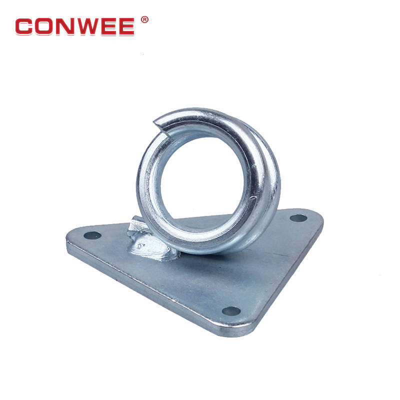 FTTH户外光缆三角拉钩 螺旋形线夹支架固定金具三角固定式C型拉钩