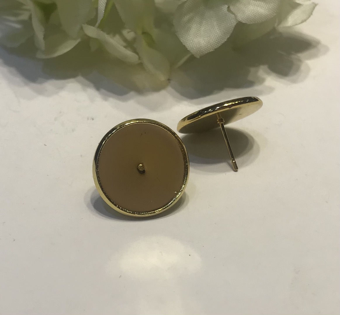 Elegance Minimalist geometric form diy Bulk luxury Japanese Senior DIY Copper earrings