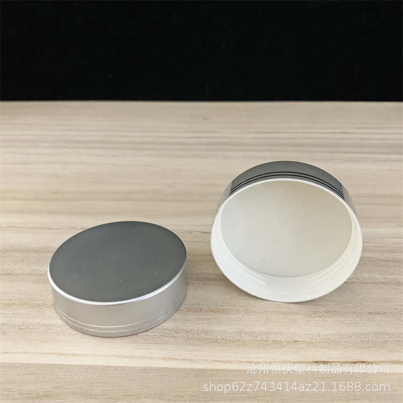 62口プラスチックボトルキャップ化粧品分注ボトルキャッププラスチックボトルキャップ亜金亜銀プラスチックキャップ|undefined