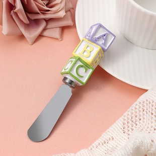 Amazon's Best-Selling Creative Abc Stainless Steel Butter Knife Household Supplies Cake Cutter Wedding Holiday Party Gifts