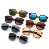 Sunglasses, copper set, square sports glasses, 2021 collection, European style, internet celebrity