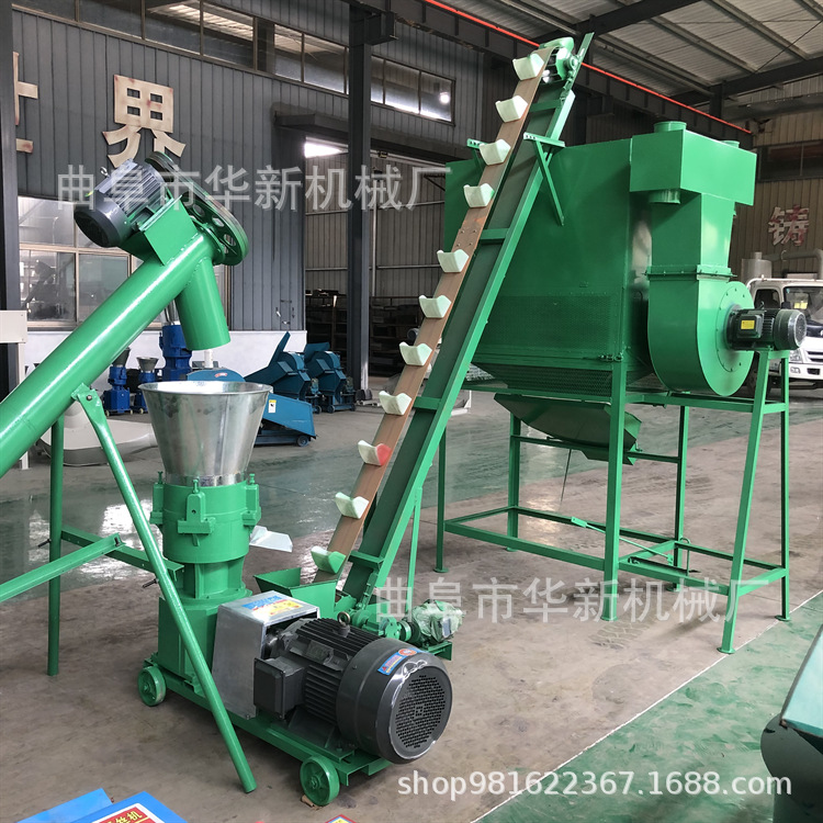 养殖场饲料颗粒机 家用鸡鹅猪饲料颗粒机 出口加纳平模饲料颗粒机