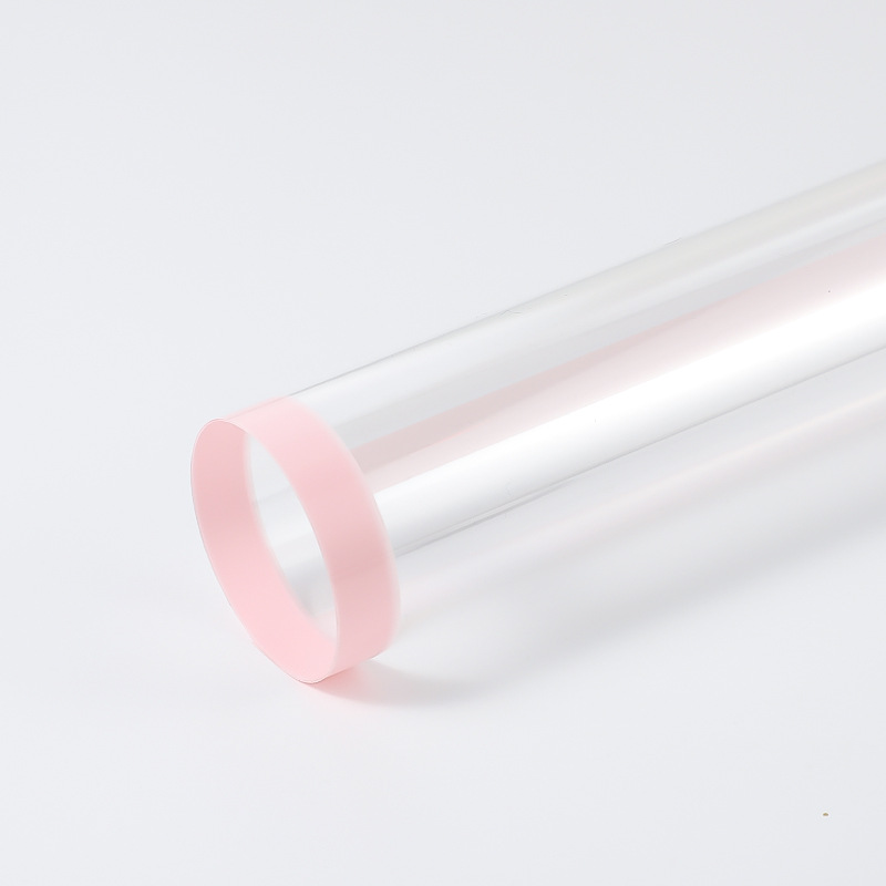 Liziran borde de color celofán transparente ramo papel de embalaje material de embalaje borde impresión papel impermeable