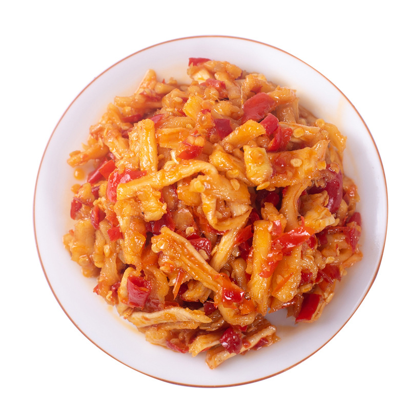 工厂直供湖南辣椒萝卜干脆爽下饭菜拌面批发可贴牌剁辣椒香辣萝卜