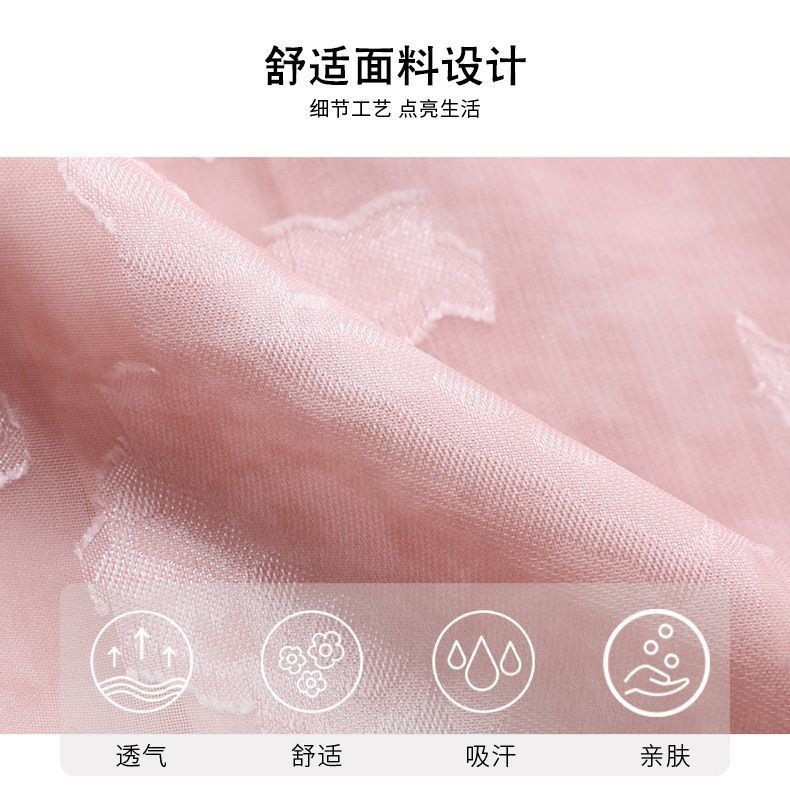 Bộ quần short áo không tay nữ phong cách quốc phong mới 2026 — Bộ màu xanh lá cây nhạt, Bộ màu hồng nhạt chi tiết 8