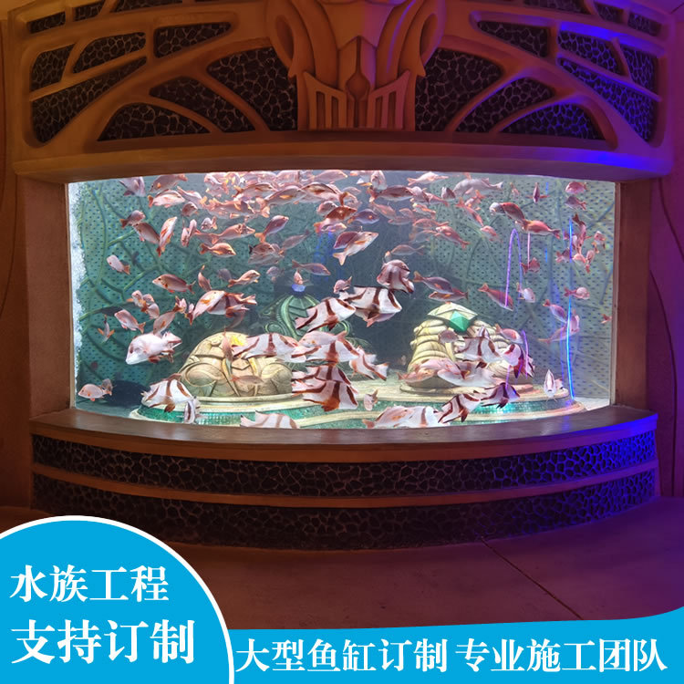 海洋馆设计海底水族工程  超大型玻璃鱼缸大型亚克力鱼缸
