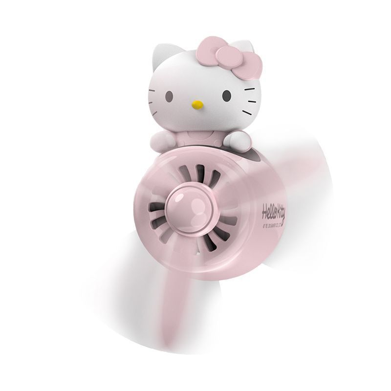 HELLO KITTY Hello Kitty coche aromaterapia dibujos animados chica salida de aire aromaterapia coche productos de decoración
