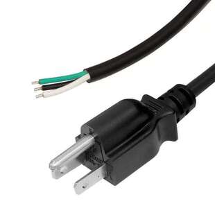 ����3�_���^16AWG 6Ӣ�߽����Դ�� ���^��NEMA 5-15P�Դ�� �_��