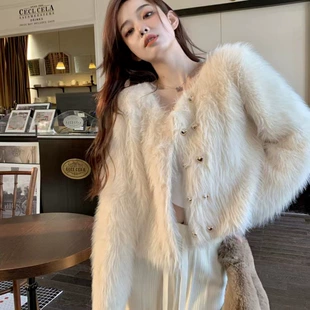 Короткий кардиган-жакет, женственный дизайн в стиле Chanel, один размер, белый/черный