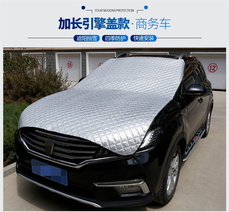 Снегозащитный щиток на капоте