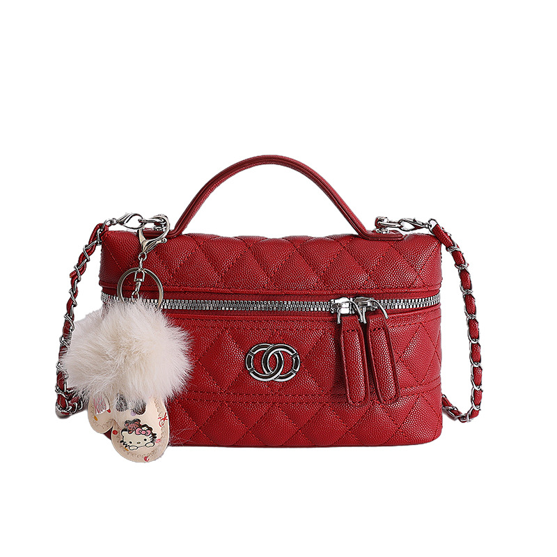 Bolso de mano de alta sensación 2026 nuevo bolso de cadena pequeña bolso cuadrado pequeño bolso de moda pequeña caja de viento de fragancia