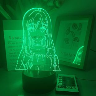 Ri Man Yi Mei Life Surrounding Secondary 3d Nightlight Ayase Sha Ji Hand-made Rechargeable Table Lamp Bedroom Ornaments