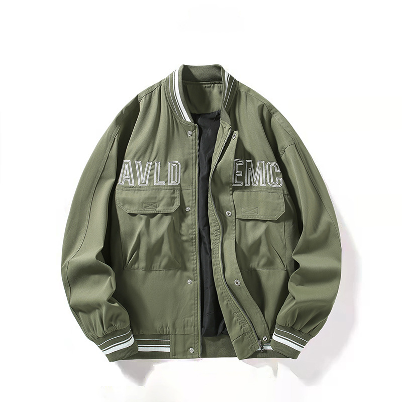 Amerikanischen pilot baseball männer herbst lose ins marke plus größe lässige arbeitskleidung jacke trendy_voghion.com