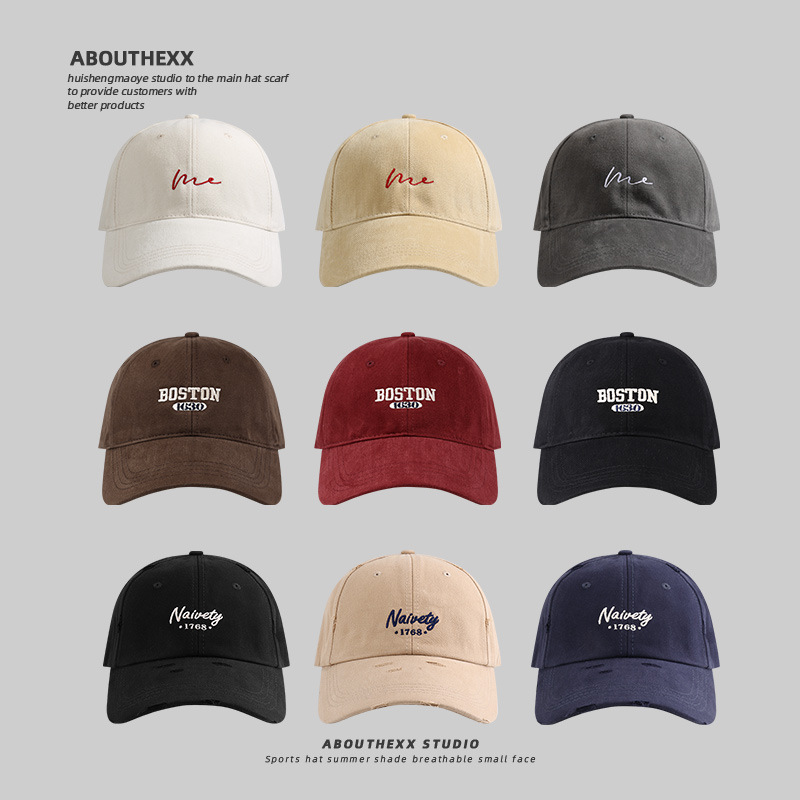 2026 New Style Enlarged Head Circumference Baseball Cap for Women, Deep Top Design That Makes the Face Look Smaller, Brushed Cotton Duckbill Cap, Korean Style Wide-Brimmed Hat for Men 2026 New Style Enlarged Head Circumference Baseball Cap for Women, Deep Top Design That Makes the Face Look Smaller, Brushed Cotton Duckbill Cap, Korean Style Wide-Brimmed Hat for Men