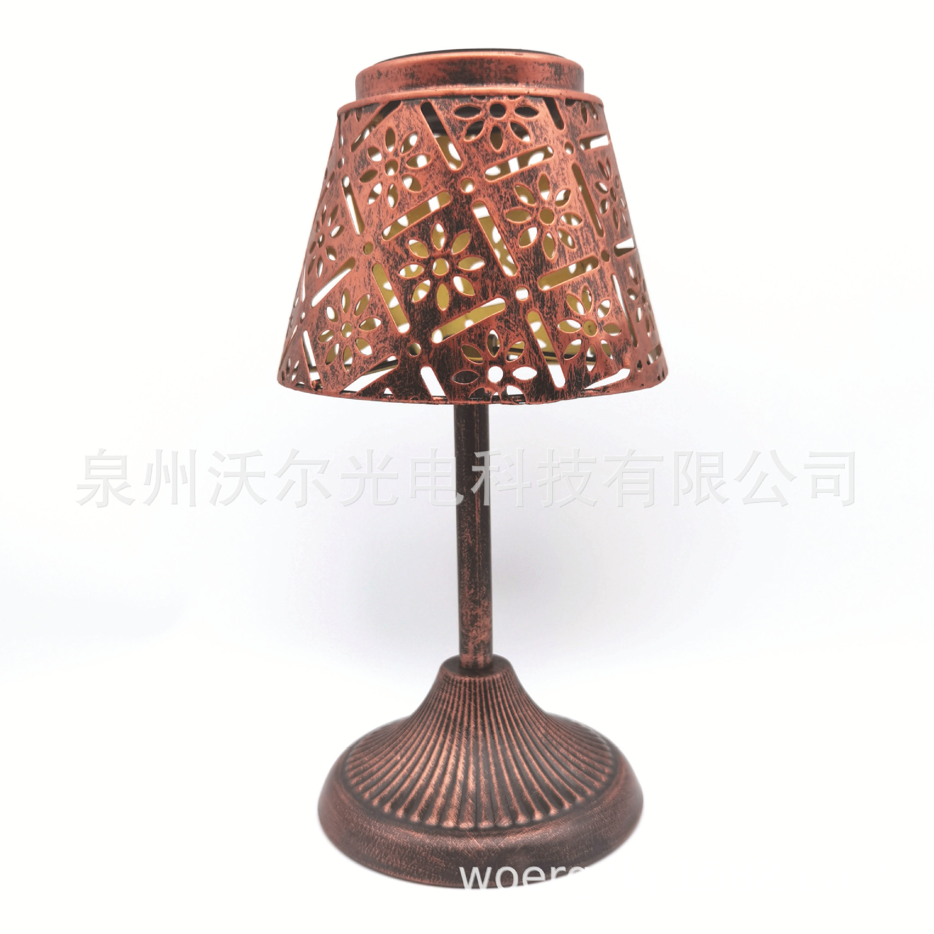 热销 亚马逊跨境LED 镂空太阳能灯草坪灯 花园庭院装饰景观灯台灯