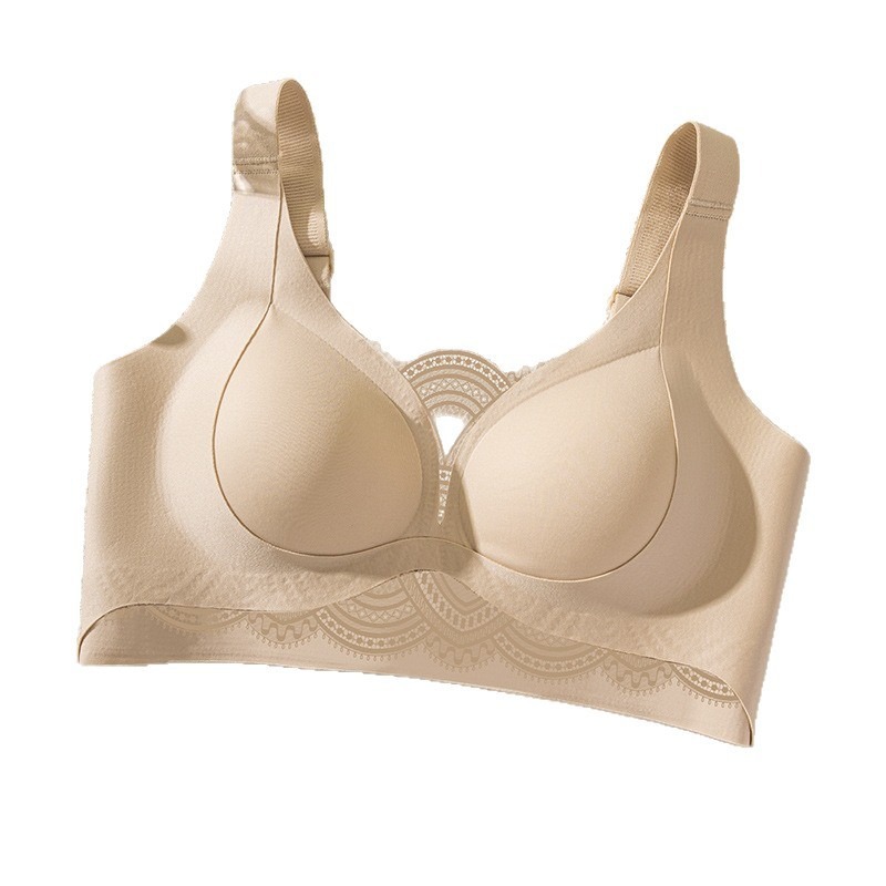 定制加工法式文胸亚马逊跨境无痕内衣女5XL加大码源头厂家批发