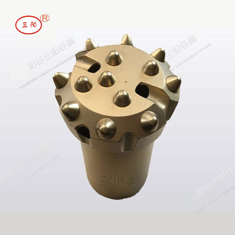 T38螺纹耐磨合金球型齿 台车钻头 凿岩钻头