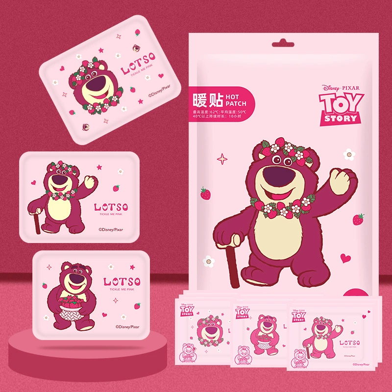 Warm stickers, strawberry for elementary school students, keep warm cartoon children's compress, sticker