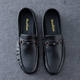 [Hot Selling in Store] Men's Shoes 2025 New Youth Trend Spring and Summer Men's Korean Style Casual Leather Shoes Men's Slip-On Shoes