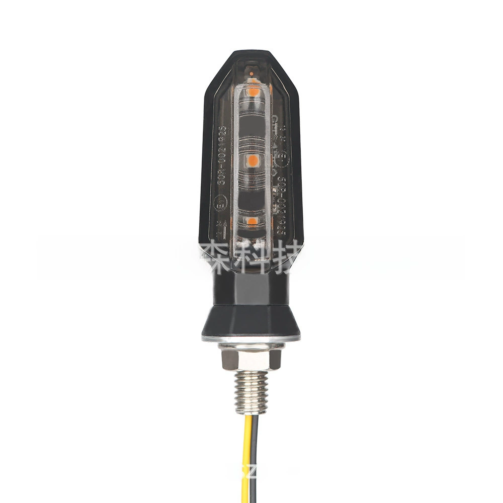 Европейские и американские маленькие желтые акулы 3LED с высокой яркостью маленькие черные акулы мотоцикл поворотный свет E1 подходит для Honda модификация MK-200
