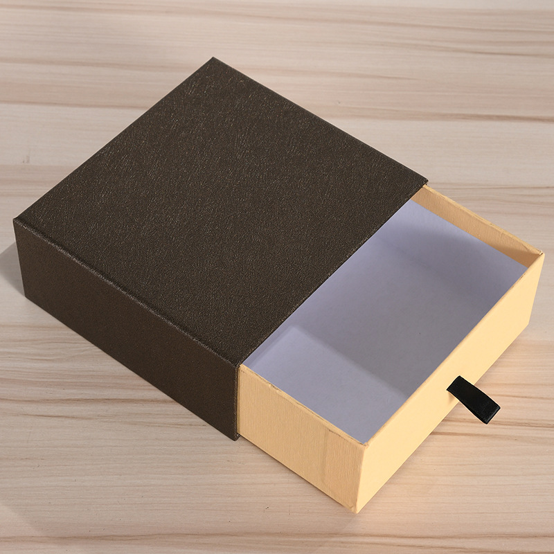 13,5*12,5*5,5 cm marrón; caja de cajón
