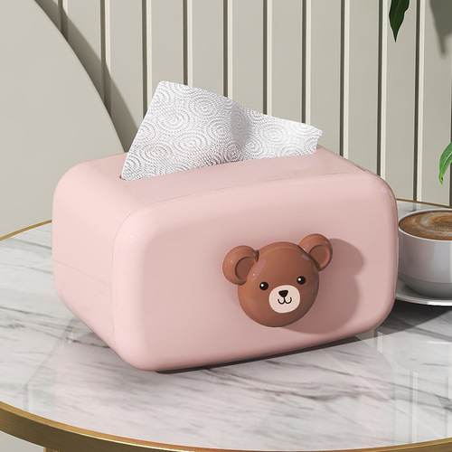 Paper box for home living room coffee table storage box restaurant creative paper box cartoon cute simple light luxury tissue box