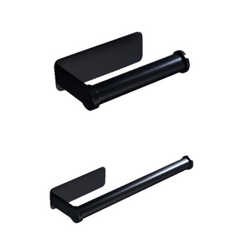 New kitchen shelf space aluminum punch-free wall-mounted shelf toilet paper storage roll holder manufacturer wholesale