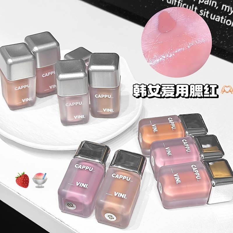 CAPPUVINI小冰块液体腮红液 韩系哑光元气腮红提亮修容国货化妆品|undefined