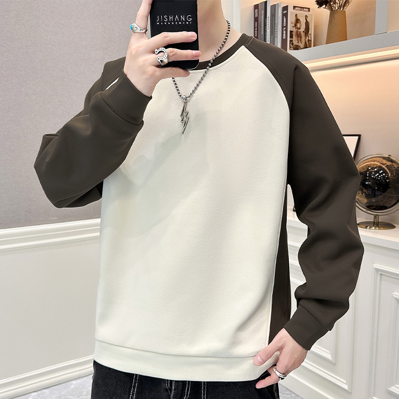 【逸品源】YPY-6589-P32 秋季二开重磅复合拼接面料卫衣男潮牌时