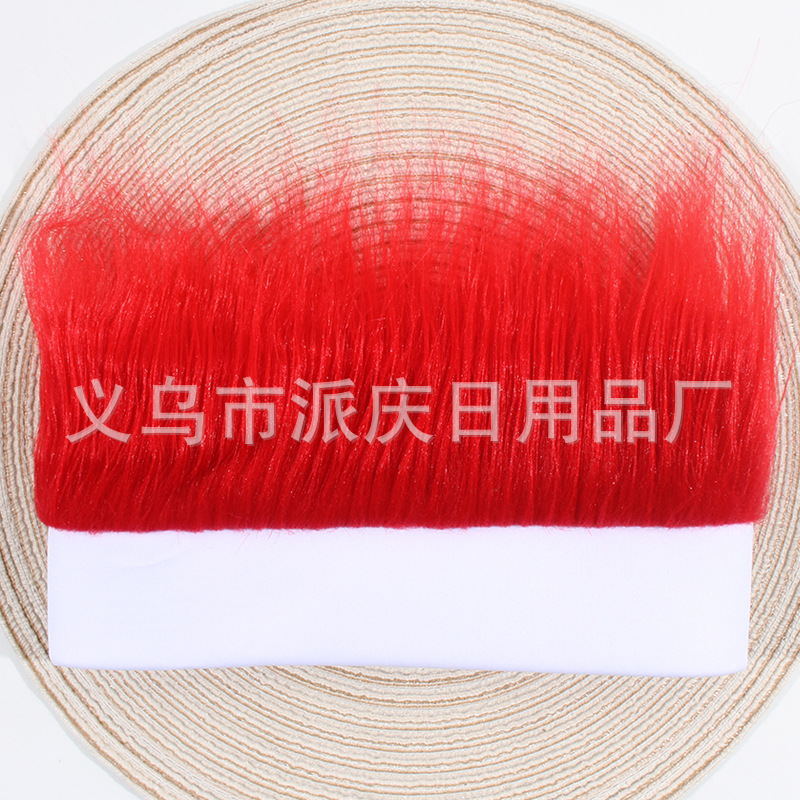 Transfronterizos para fanáticos de colores pelucas apoyos de la Copa del Mundo para adultos fuente especial fabricantes en stock al por mayor