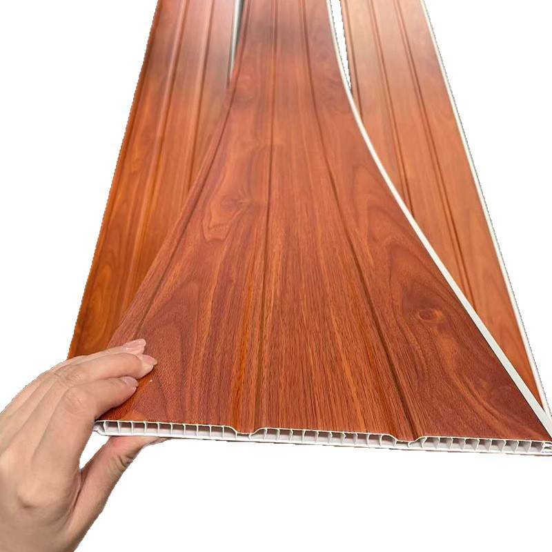 Blanco puro material de placa de fijación de techo de PVC autoensamblado placa de plástico de aislamiento térmico techo rural decoración de baño de cocina