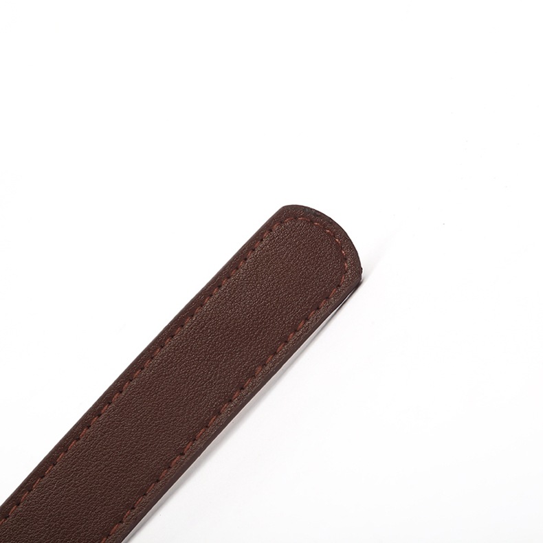Korean Fashion Simple Retro Silver Belt Women's Round Buckle Non-hole Student Belt Women's Sports Pants Accessories Belt Lover Gift_viptrois.com