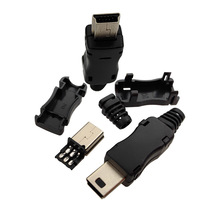 MINI 5P USB ���^ ����ʽ����5P���^�ļ��� ���㹫�^5P 4����