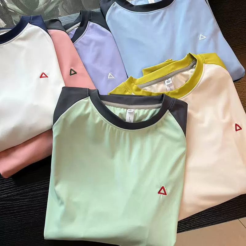 Большой заводской заказ! Весенний новый открытый легкий быстросохнущие влагопоглощающие и дышащие спортивные рукава с круглым вырезом с длинным рукавом футболка