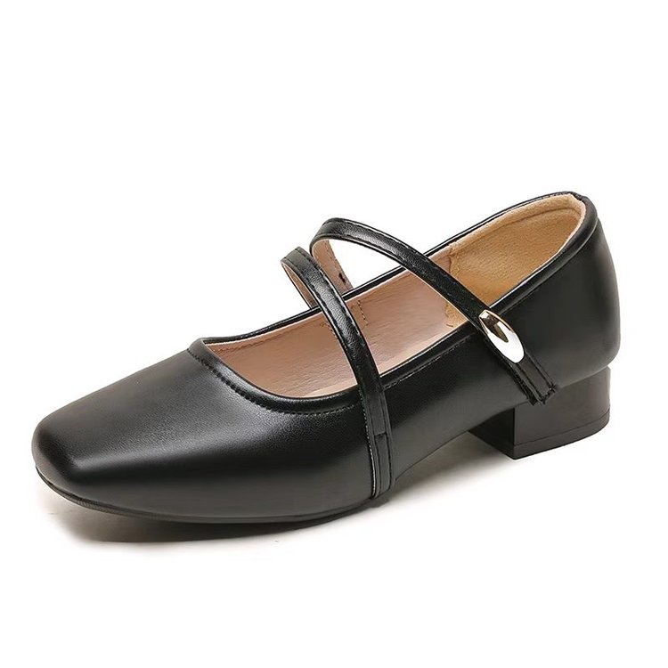 Zapatos franceses de estilo mary-zhen 2026 primavera nueva moda ropa exterior de hadas con falda ligera zapatos de tacón alto