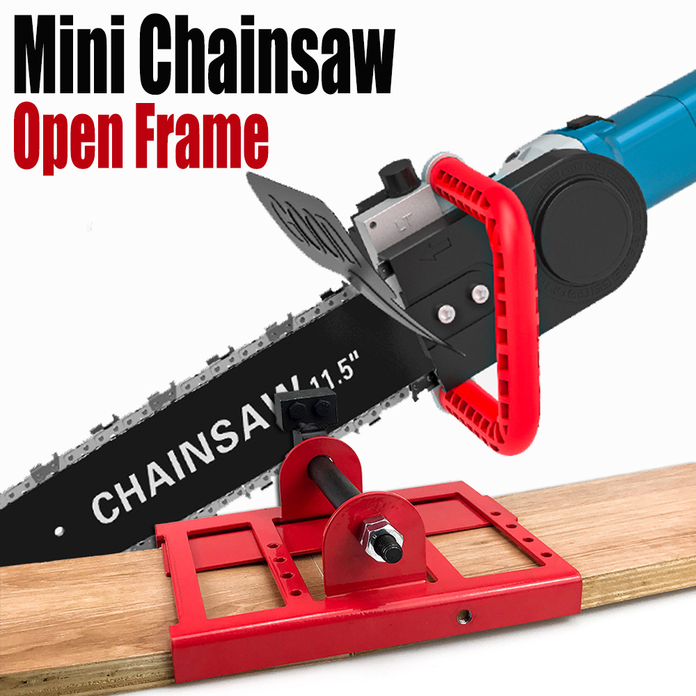 油锯开板架 迷你开板架 竖切开板架 木工油锯配件工具