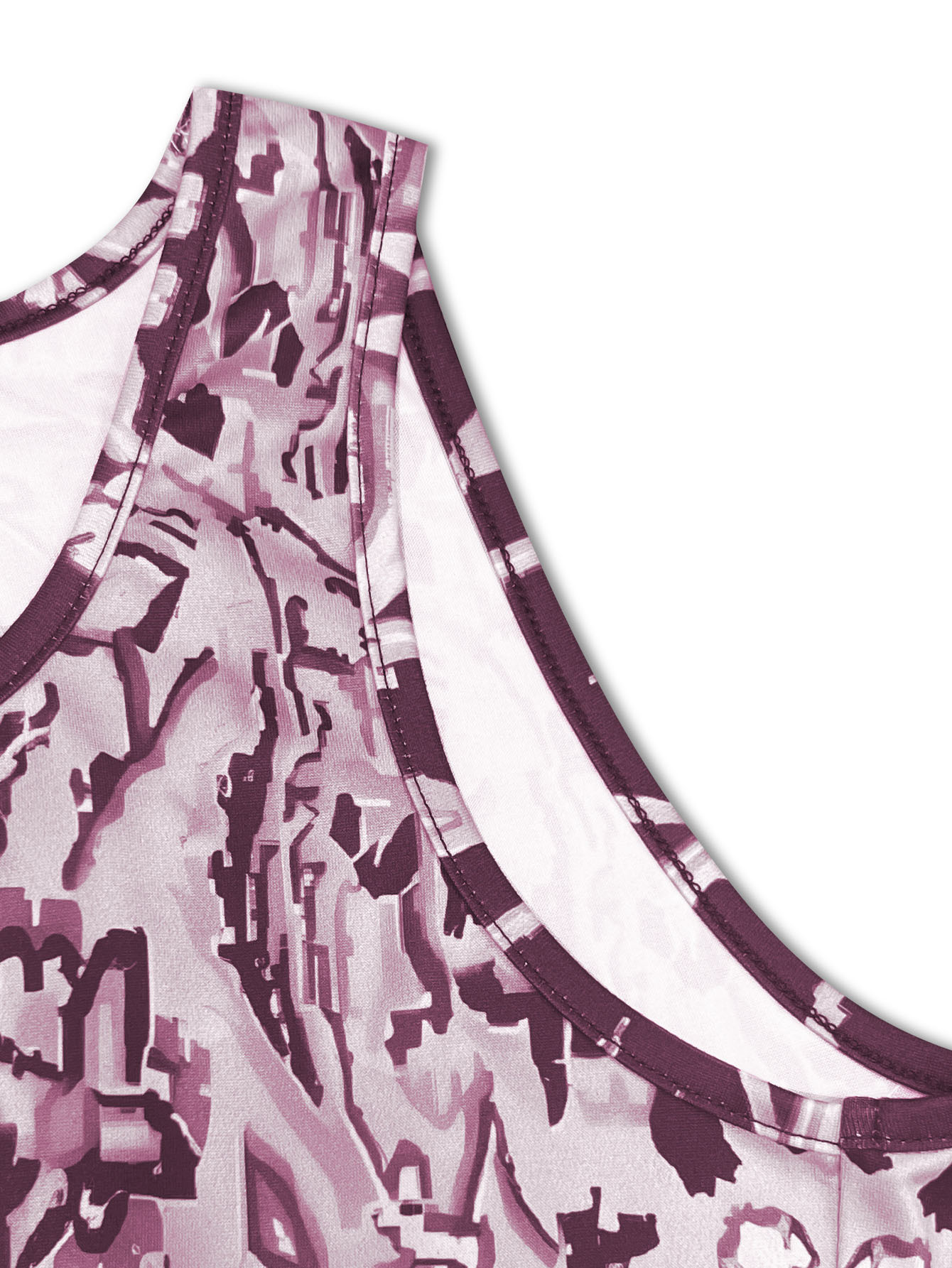 2025 Cross-Border Foreign Trade Bohemian Printed For Women, Summer Fashionable Elegant Round Neck Sleeveless Long Dress_ecoleips.com