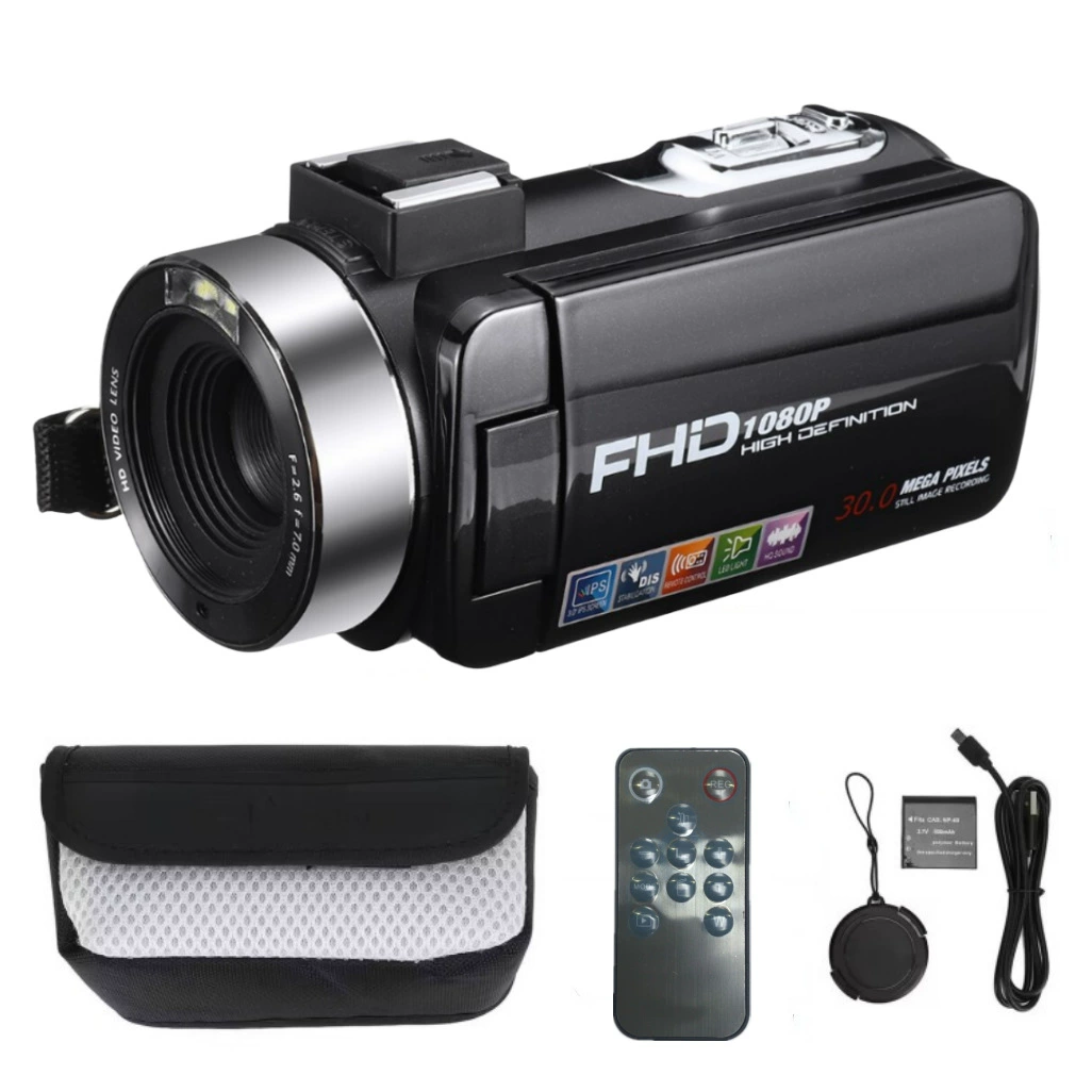 跨境 英文 产品 3-дюймов 30-мегапиксель HD цифровая видеокамера UHD 1080PDV08M