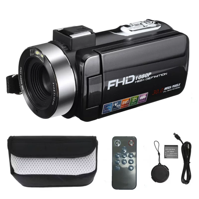 跨境 英文 产品 3-дюймов 30-мегапиксель HD цифровая видеокамера UHD 1080PDV08M