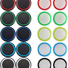 PS5/PS4/PS3/360夜光按键帽switch2摇杆帽蘑菇头硅胶帽夜光帽11色