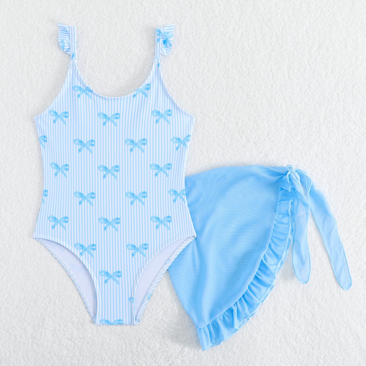 26 New Models of Children's Girls' Swimsuits, Two-Piece Simple and High-End Swimwear, Exclusively for Hot Springs and Cross-Border Sales