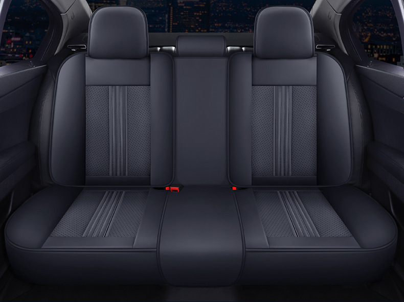 25 Years New Model Three-Piece Lumbar Support Full Leather Car Seat Cushion, Suitable for All Seasons, Comfortable and Breathable, Factory Exclusive for Cross-Border Supply