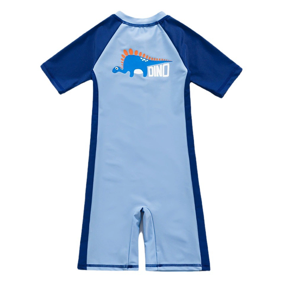 Детский купальник для мальчиков и девочек в новом купальнике для детей среднего и большого размера, детский цельный купальник для защиты от солнца с горячей весной оптом