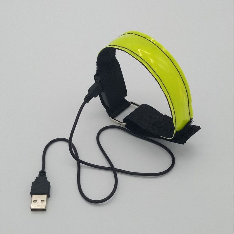Usb充電led発光アームバンドled反射ブレスレット夜光シートベルト夜走るアウトドアスポーツクロスボーダー製品|undefined